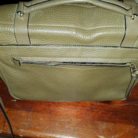 Olive Green Coach Satchel - Picture 6 of 11